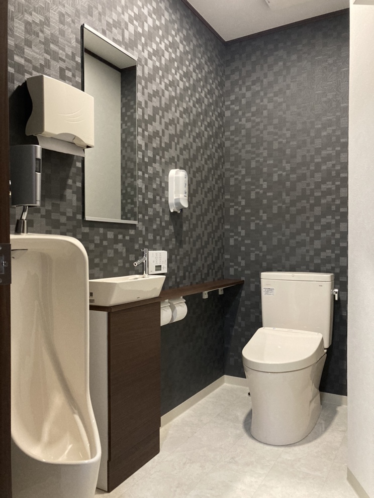 オフィストイレ改装_男子トイレ